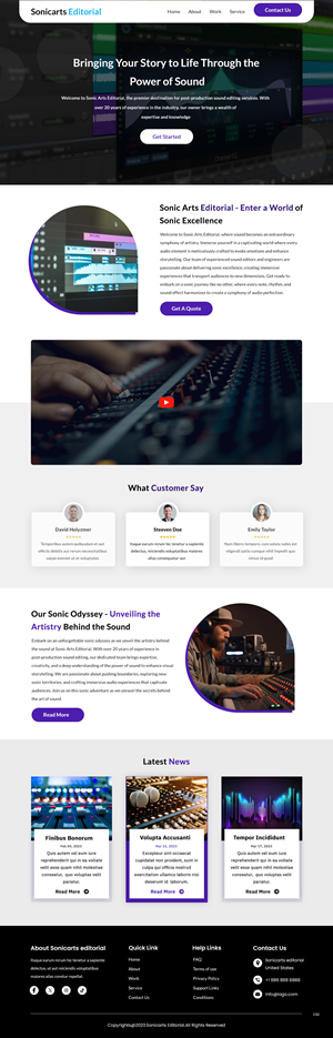Web Design by pb for this project | Design: #31426365