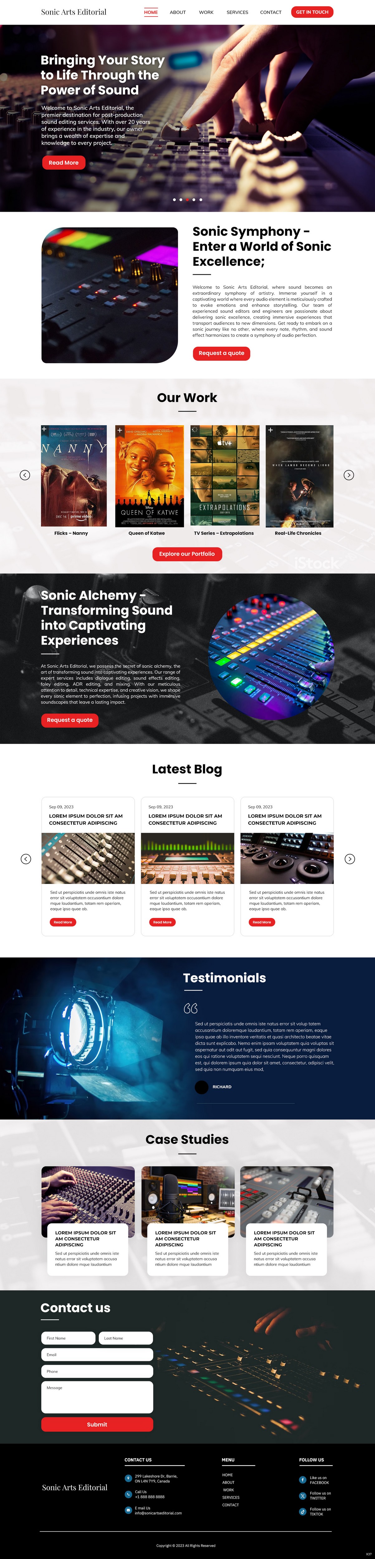 Web Design by pb for this project | Design #31426375