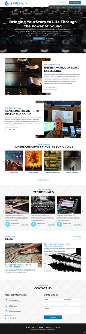 Web Design by pb for this project | Design: #31520095