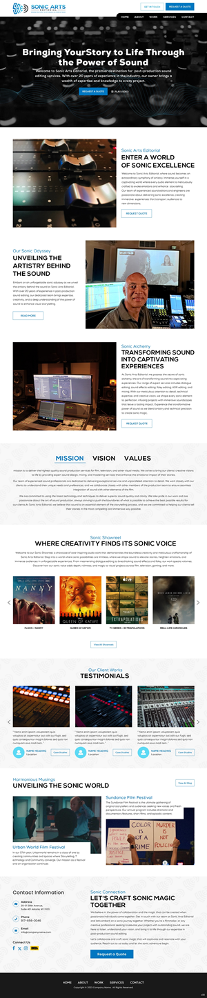 Web Design by pb for this project | Design: #31568976