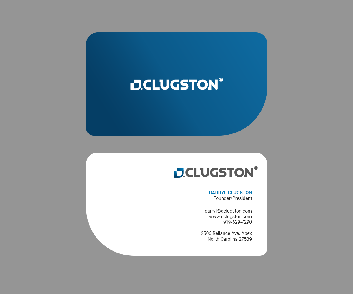 Business Card Design by Andrés Sebastián for D. Clugston, Inc. | Design #31444475