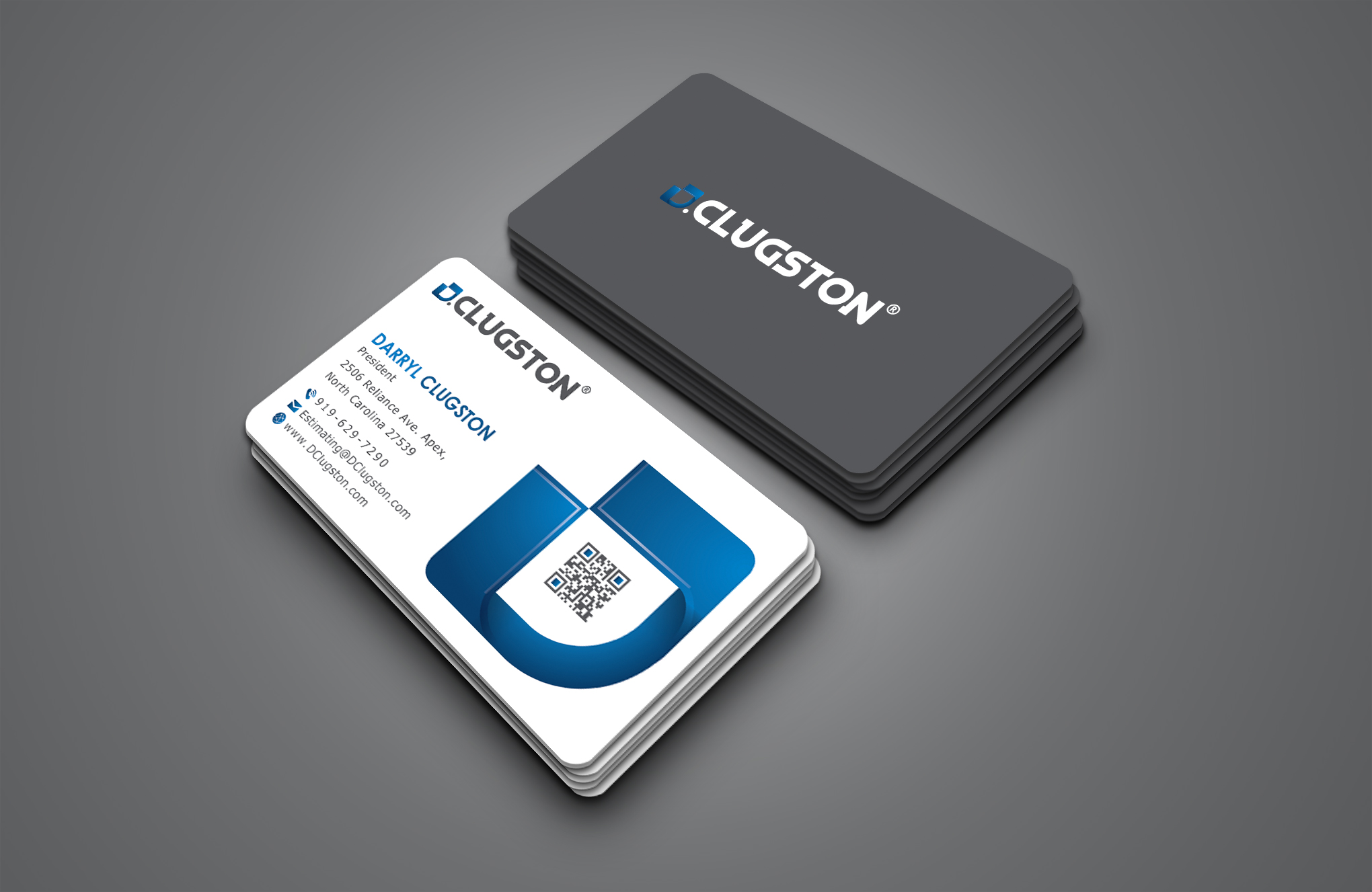 Business Card Design by Creative Moon Design for D. Clugston, Inc. | Design #31426916