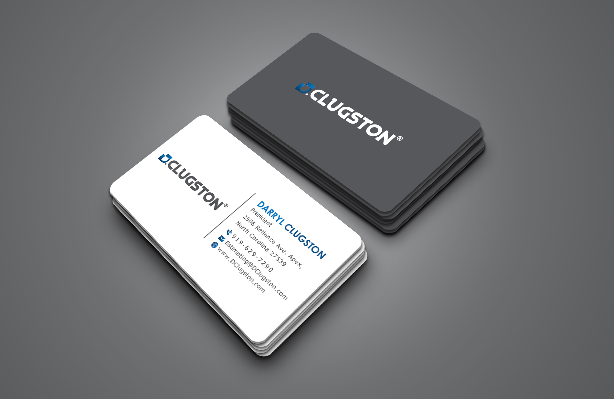 Business Card Design by Creative Moon Design for D. Clugston, Inc. | Design #31426918