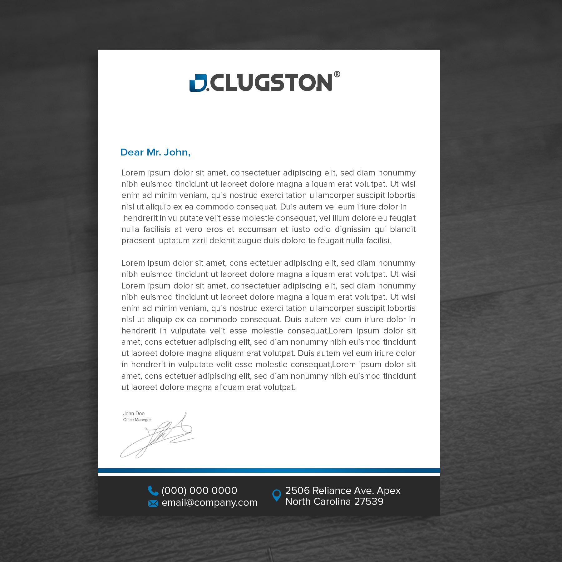 Design de Carte de Visite par WellDesign pour D. Clugston, Inc. | Design #31429091