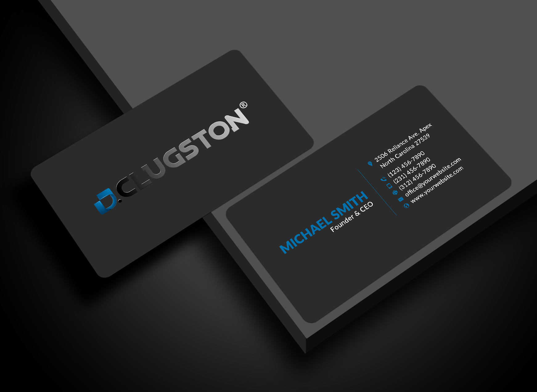 Design de Carte de Visite par Sun Moon Graphic Designer pour D. Clugston, Inc. | Design #31433656