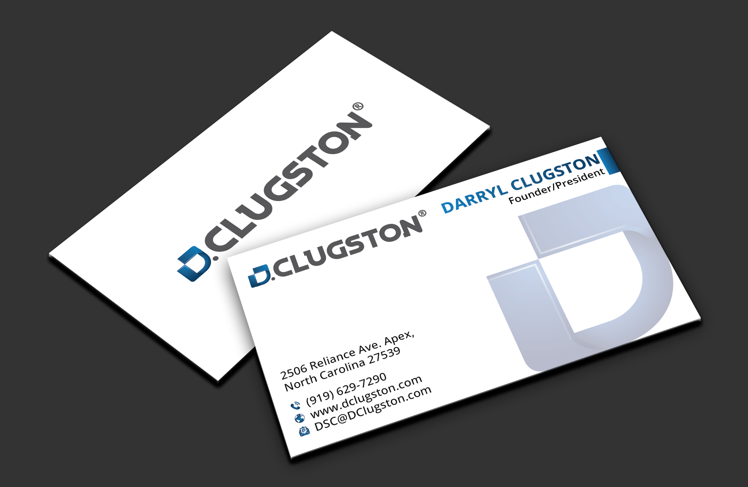 Design de Carte de Visite par DesignerShahadat pour D. Clugston, Inc. | Design #31427470