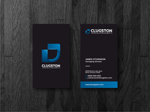 Business Card Design by Atvento Graphics for D. Clugston, Inc. | Design: #31429820