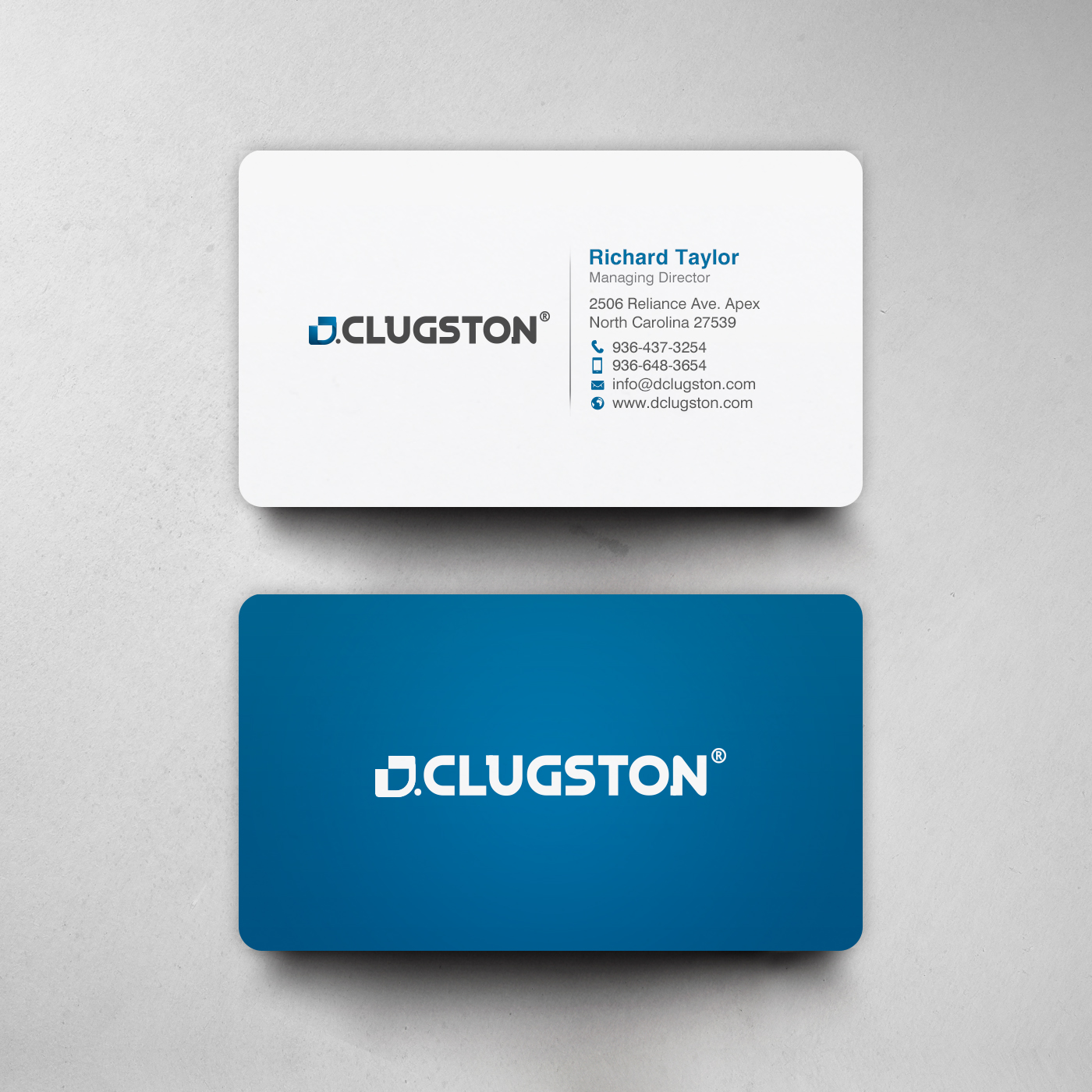 Business Card Design by chandrayaan.creative for D. Clugston, Inc. | Design #31434419