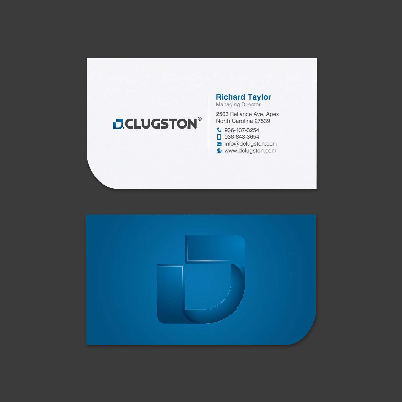 Business Card Design by chandrayaan.creative for D. Clugston, Inc. | Design #31434614
