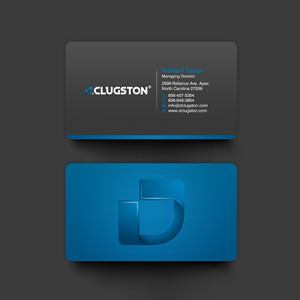 Design de Carte de Visite par chandrayaan.creative pour D. Clugston, Inc. | Design : #31434633