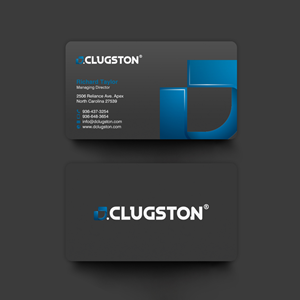 Business Card Design by chandrayaan.creative for D. Clugston, Inc. | Design: #31435181