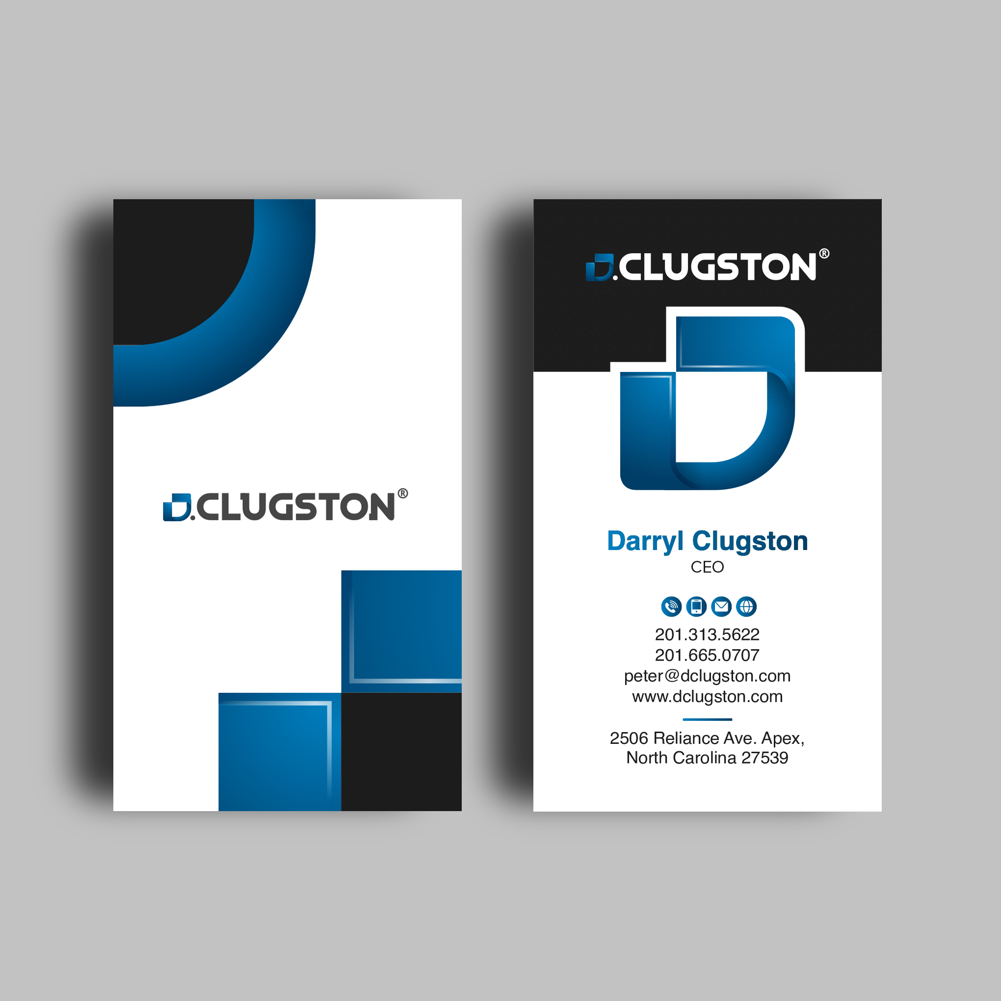 Business Card Design by Bikash Das for D. Clugston, Inc. | Design #31440162