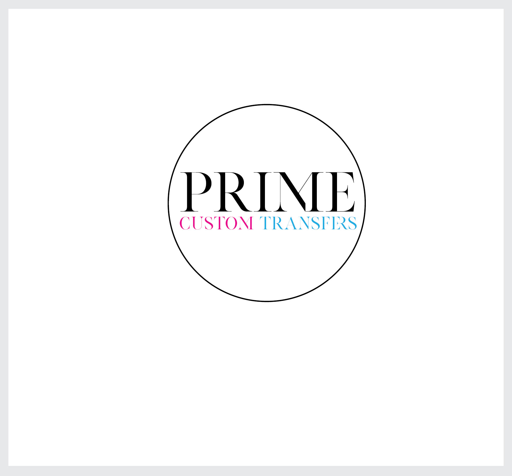 Logo Design by angelonyamu for Prime Custom Transfers | Design #31457619