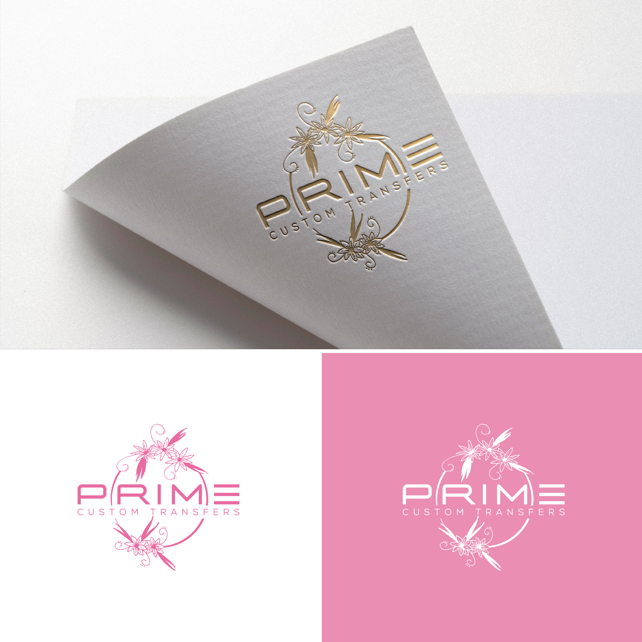Logo Design by AL-BARAKAH for Prime Custom Transfers | Design #31435110