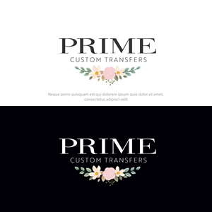 Design de Logo par Logo bud design pour Prime Custom Transfers | Design : #31438637