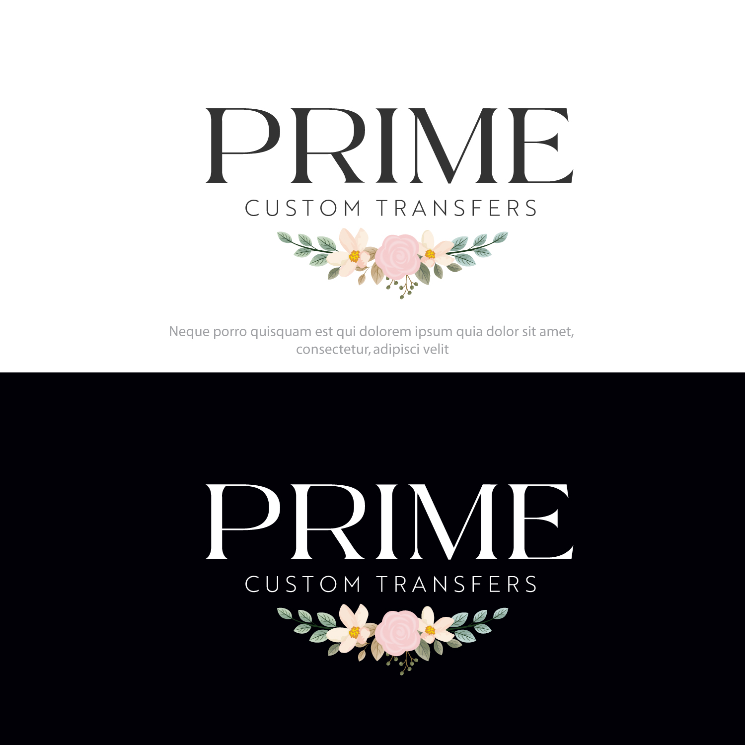Logo Design by Logo bud design for Prime Custom Transfers | Design #31438660