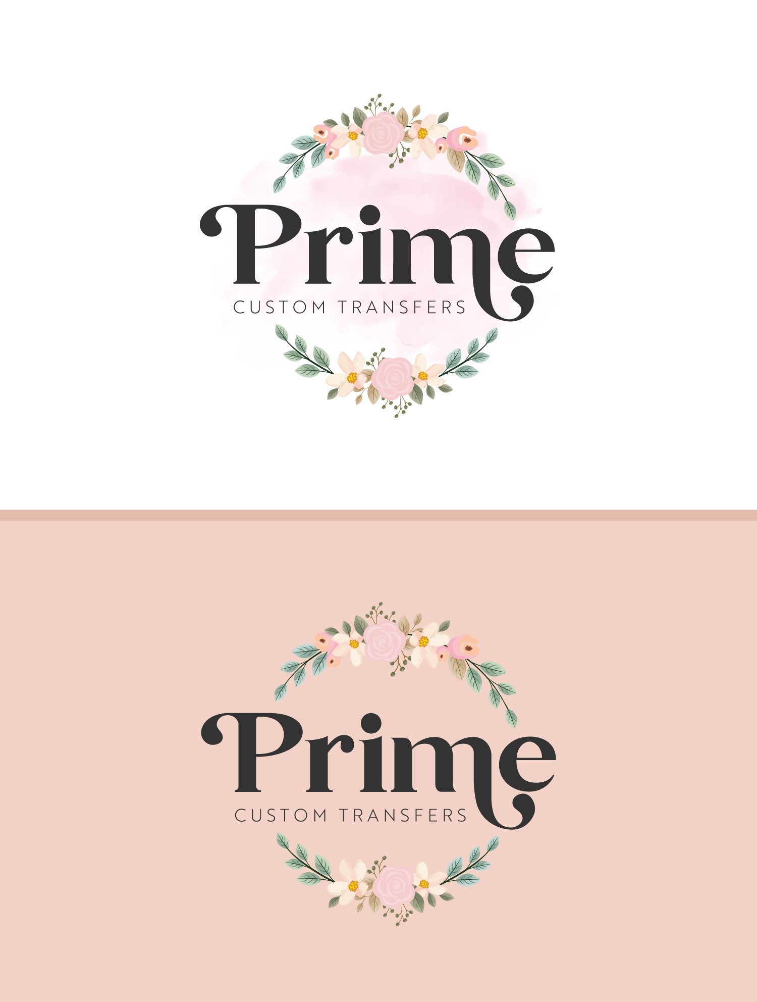 Logo Design by Logo bud design for Prime Custom Transfers | Design #31447555
