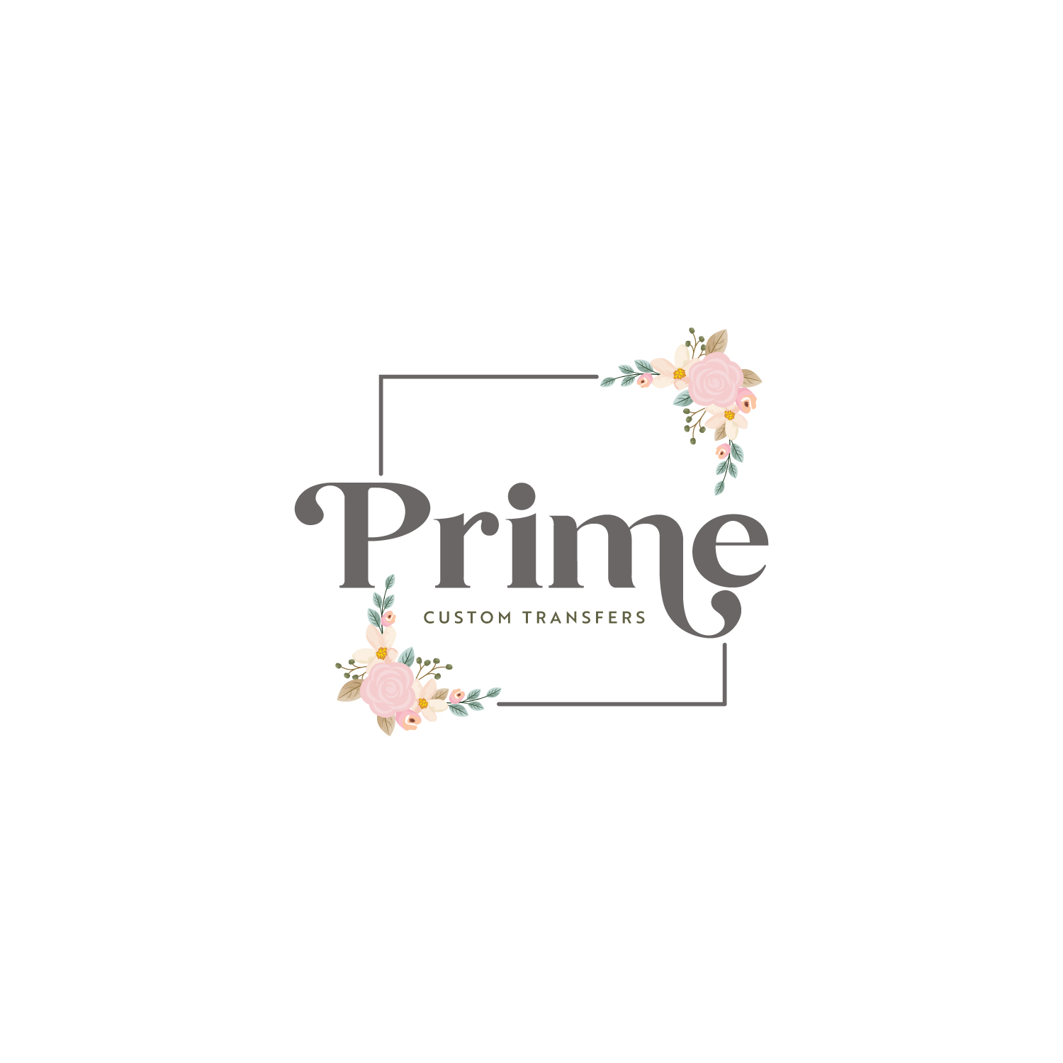 Logo Design by Logo bud design for Prime Custom Transfers | Design #31455274