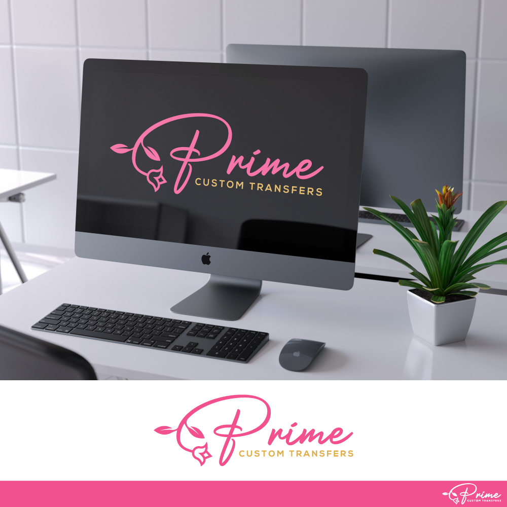 Logo Design by AlphabetZero.com for Prime Custom Transfers | Design #31448085
