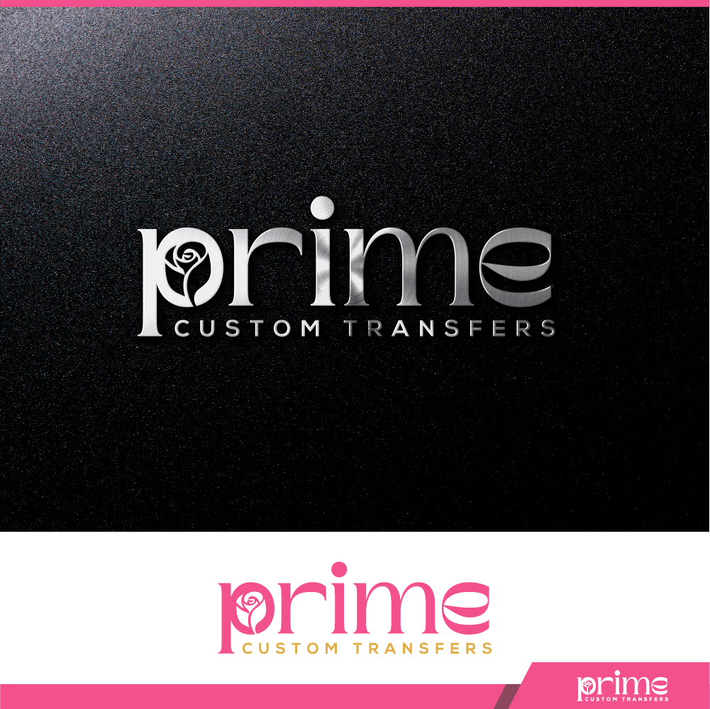 Logo Design by AlphabetZero.com for Prime Custom Transfers | Design #31448087