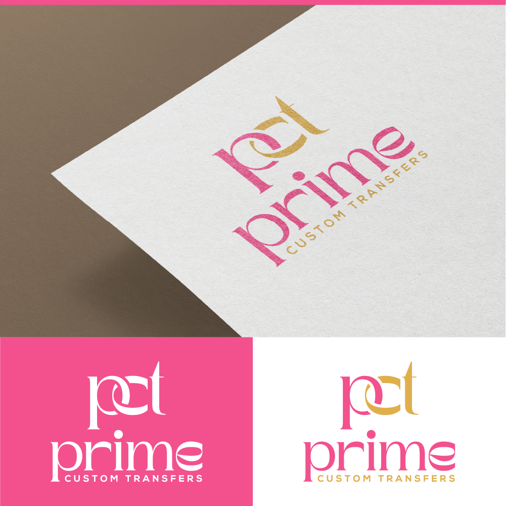 Logo Design by AlphabetZero.com for Prime Custom Transfers | Design #31448091