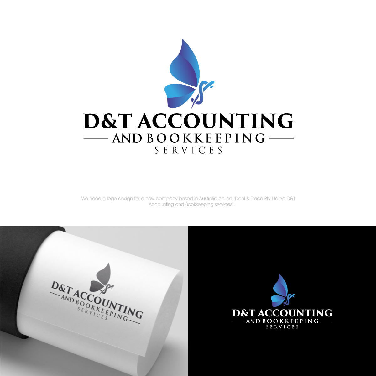 Logo-Design von webeezine für Dani & Trace Pty Ltd | Design #31437024