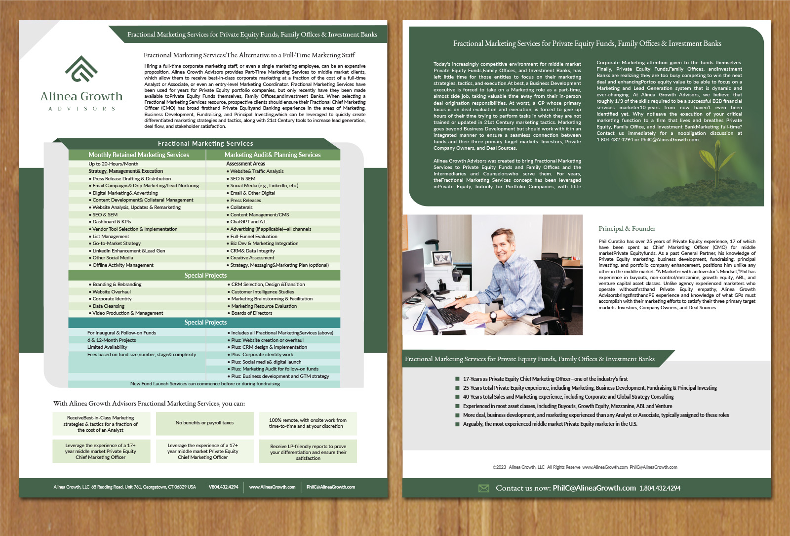 Flyer Design by MNM for Alinea Growth, LLC | Design #31439031