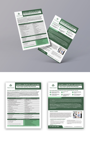 Flyer Design by debdesign for Alinea Growth, LLC | Design: #31442288