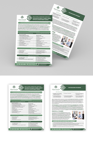 Flyer Design by debdesign for Alinea Growth, LLC | Design: #31442990