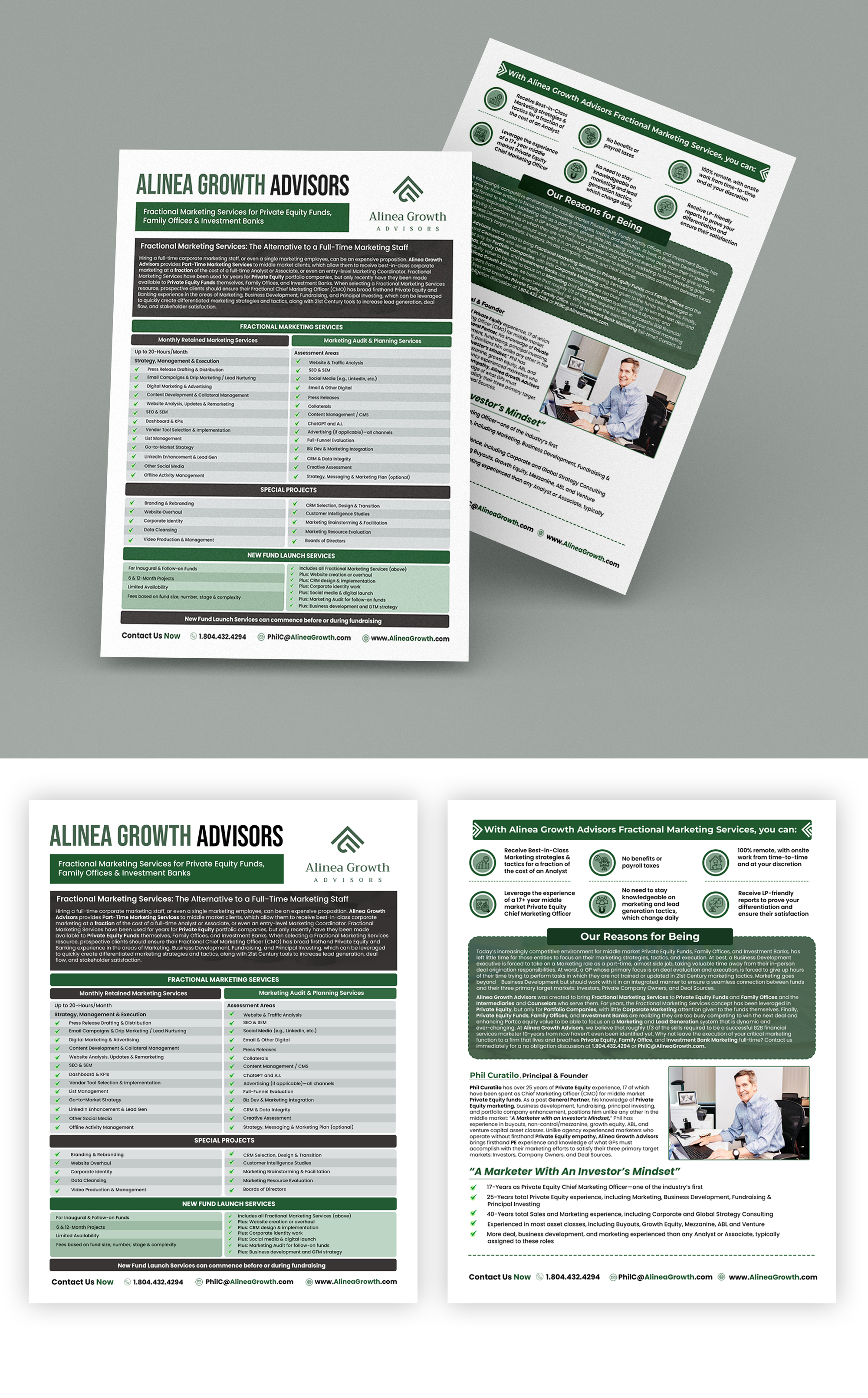 Flyer Design by debdesign for Alinea Growth, LLC | Design #31443321