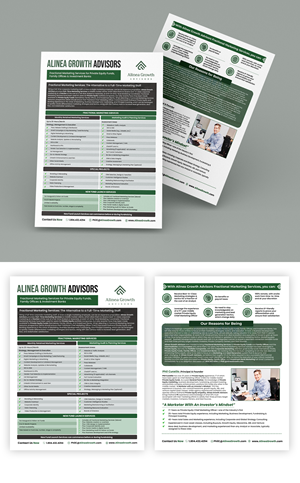 Flyer Design by debdesign for Alinea Growth, LLC | Design: #31443321