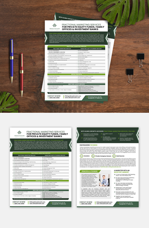 Flyer Design by debdesign for Alinea Growth, LLC | Design: #31445076