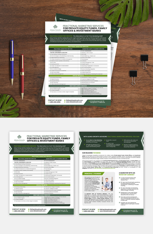 Flyer Design by debdesign for Alinea Growth, LLC | Design: #31449635