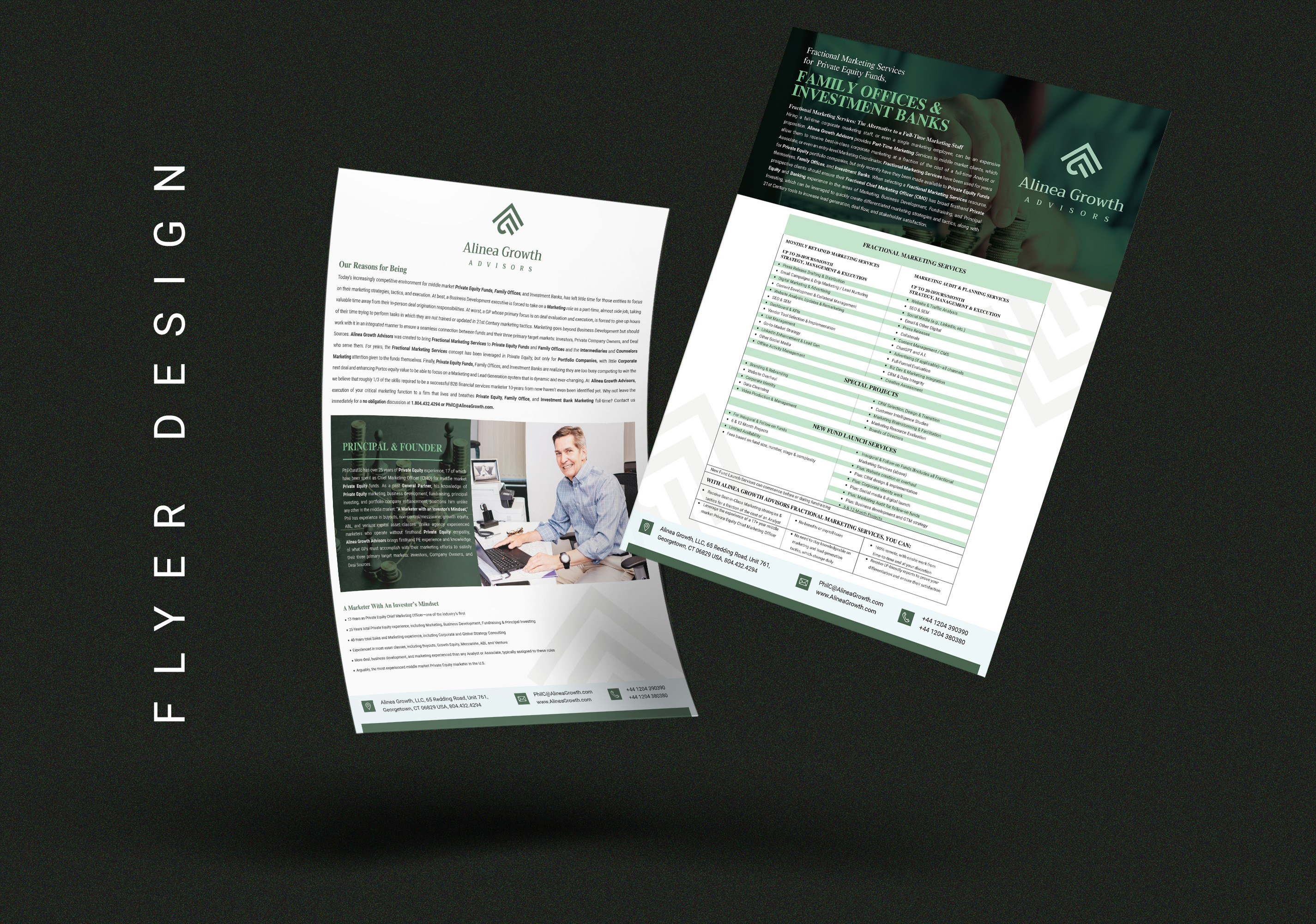 Flyer Design by Bhushan jha for Alinea Growth, LLC | Design #31455472