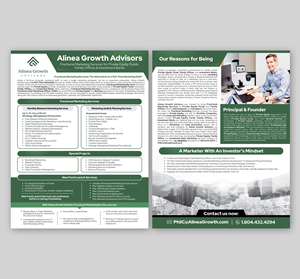 Flyer Design by Dzhafir for Alinea Growth, LLC | Design #31434543