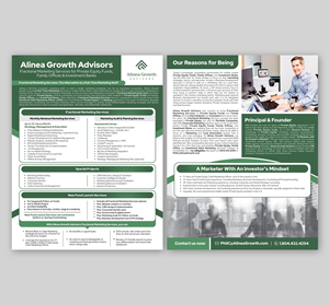 Flyer Design by Dzhafir for Alinea Growth, LLC | Design: #31434544