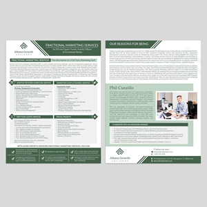 Flyer Design by DA. for Alinea Growth, LLC | Design: #31450553