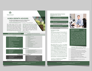 Flyer Design by Mansoorqure for Alinea Growth, LLC | Design: #31487704