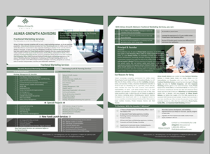 Flyer Design by Mansoorqure for Alinea Growth, LLC | Design: #31494047