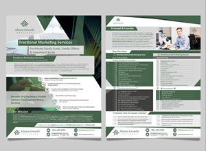 Flyer Design by Mansoorqure for Alinea Growth, LLC | Design #31588282