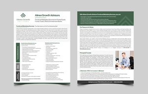Flyer Design by Graphic Guy for Alinea Growth, LLC | Design #31460357