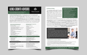 Flyer Design by Graphic Guy for Alinea Growth, LLC | Design: #31460374