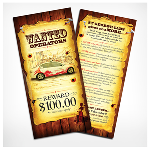 Design de Flyer par danraj pour St George Cabs | Design #3106509