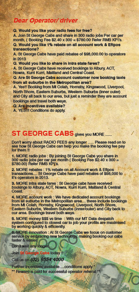 Design de Flyer par edevenish pour St George Cabs | Design : #3090496