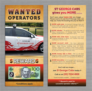 Design de Flyer par Sbss pour St George Cabs | Design : #3103006