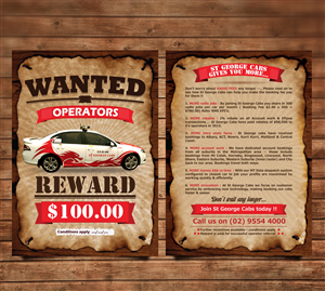 Design de Flyer par mrlee.dz90 pour St George Cabs | Design : #3095601