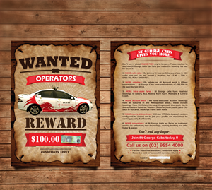 Design de Flyer par mrlee.dz90 pour St George Cabs | Design : #3105764
