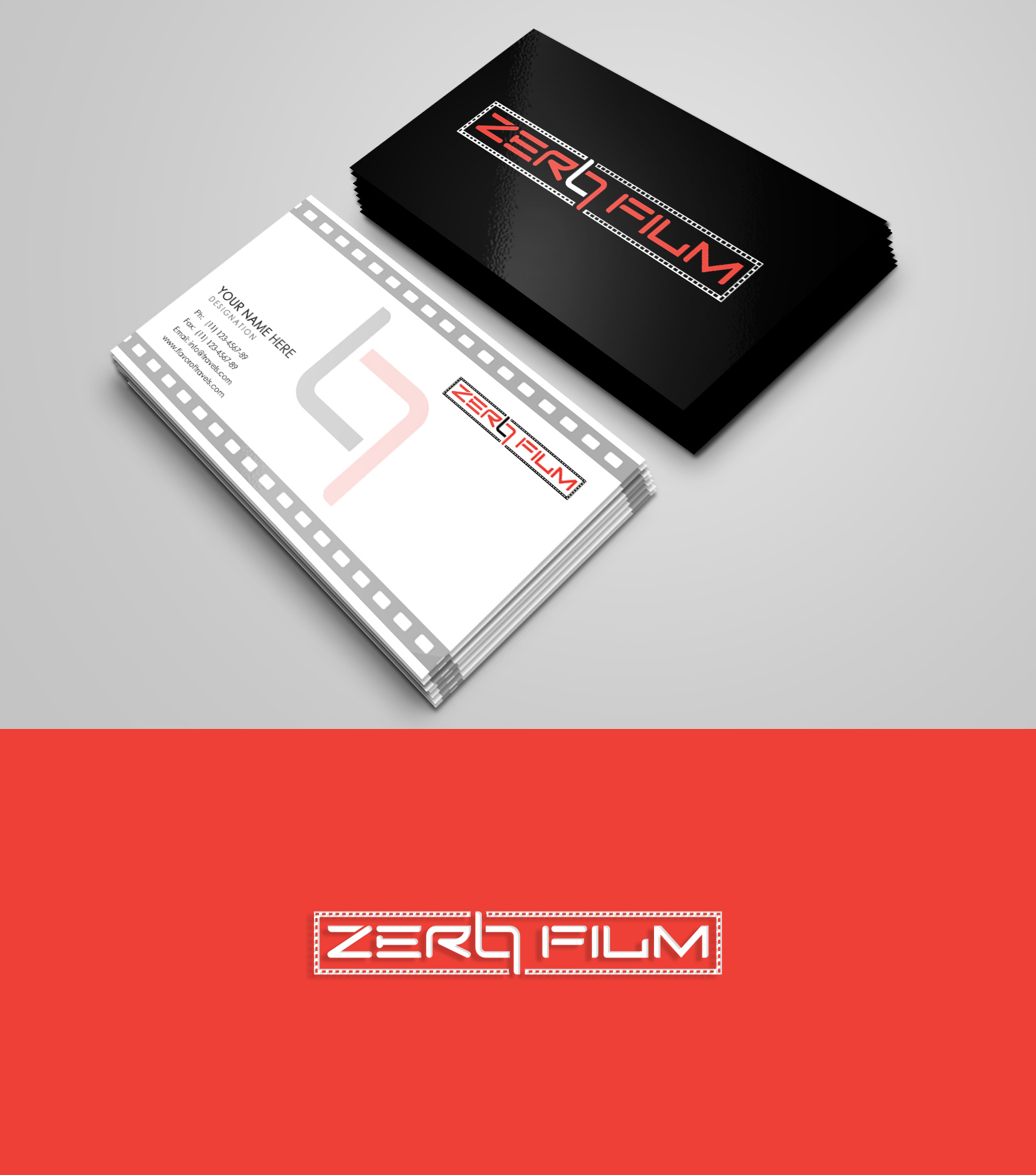 Logo Design by Interloop_Designs for ZERO FILM | Design #31442369
