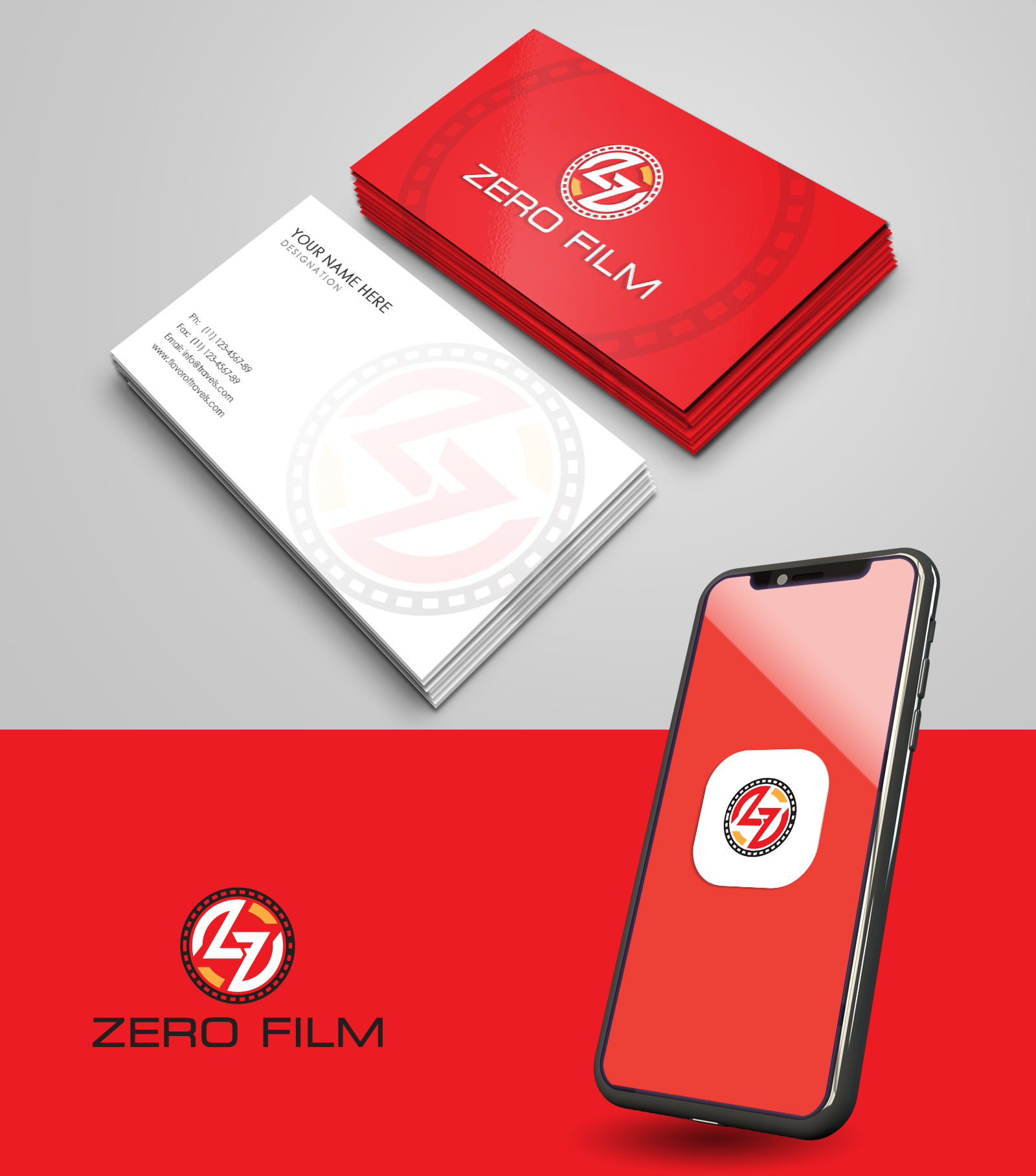Logo Design by Interloop_Designs for ZERO FILM | Design #31442370