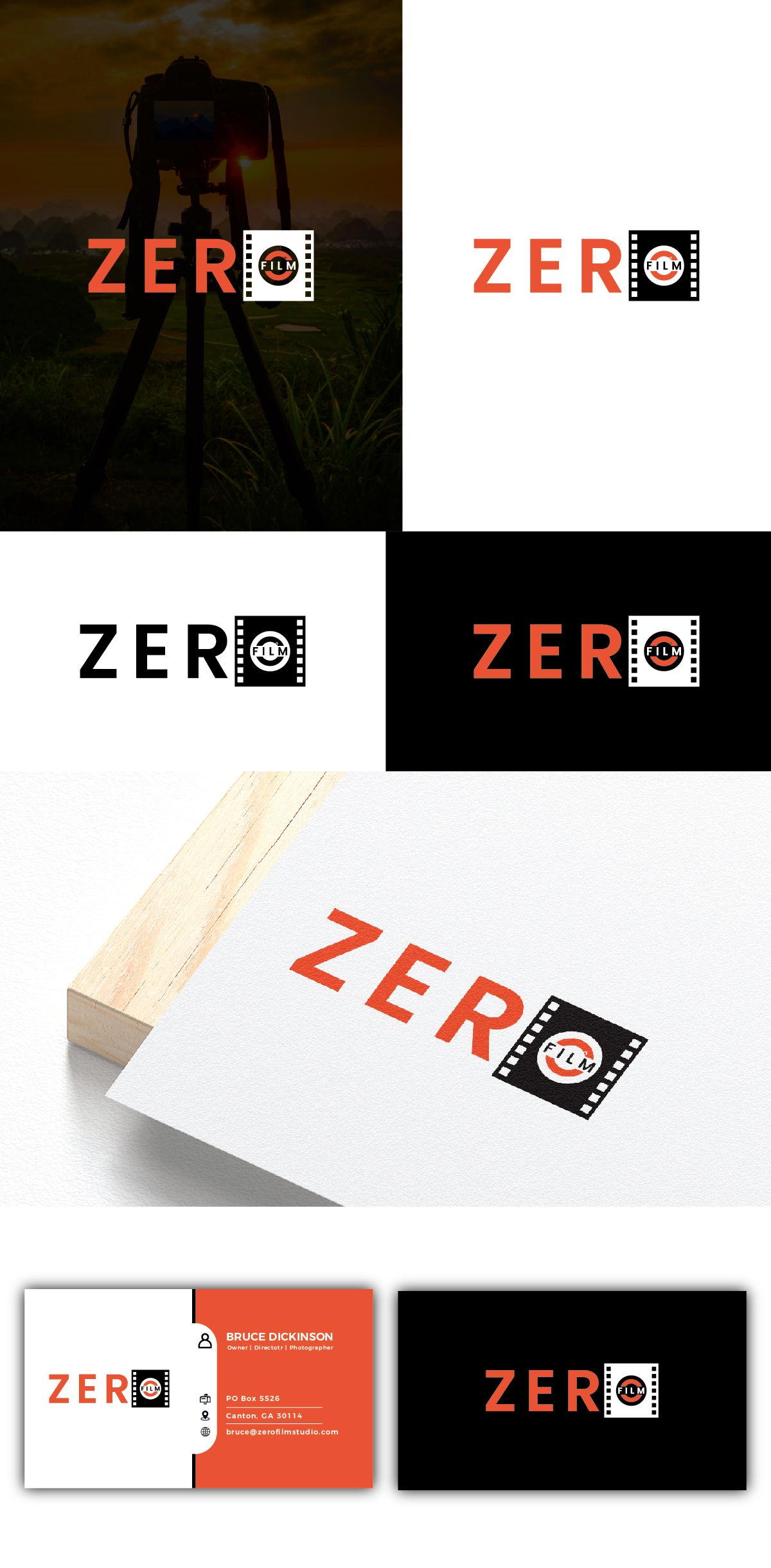 Logo Design by Deziners Zone for ZERO FILM | Design #31435992